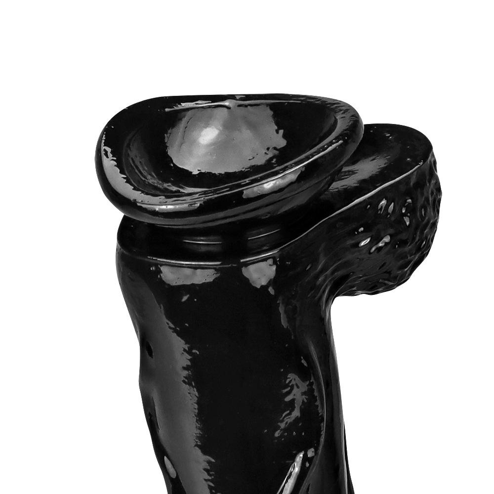 Duży czarny Dildo ogromny penis zabawki dla dorosłych korek analny realistyczny kutas Fisting kobieca dominacja damski masturbator BDSM