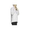 Adidas Alphabet Print Zip-Up Long Sleeve Windbreaker Jacket Women Outerwear White HY4699