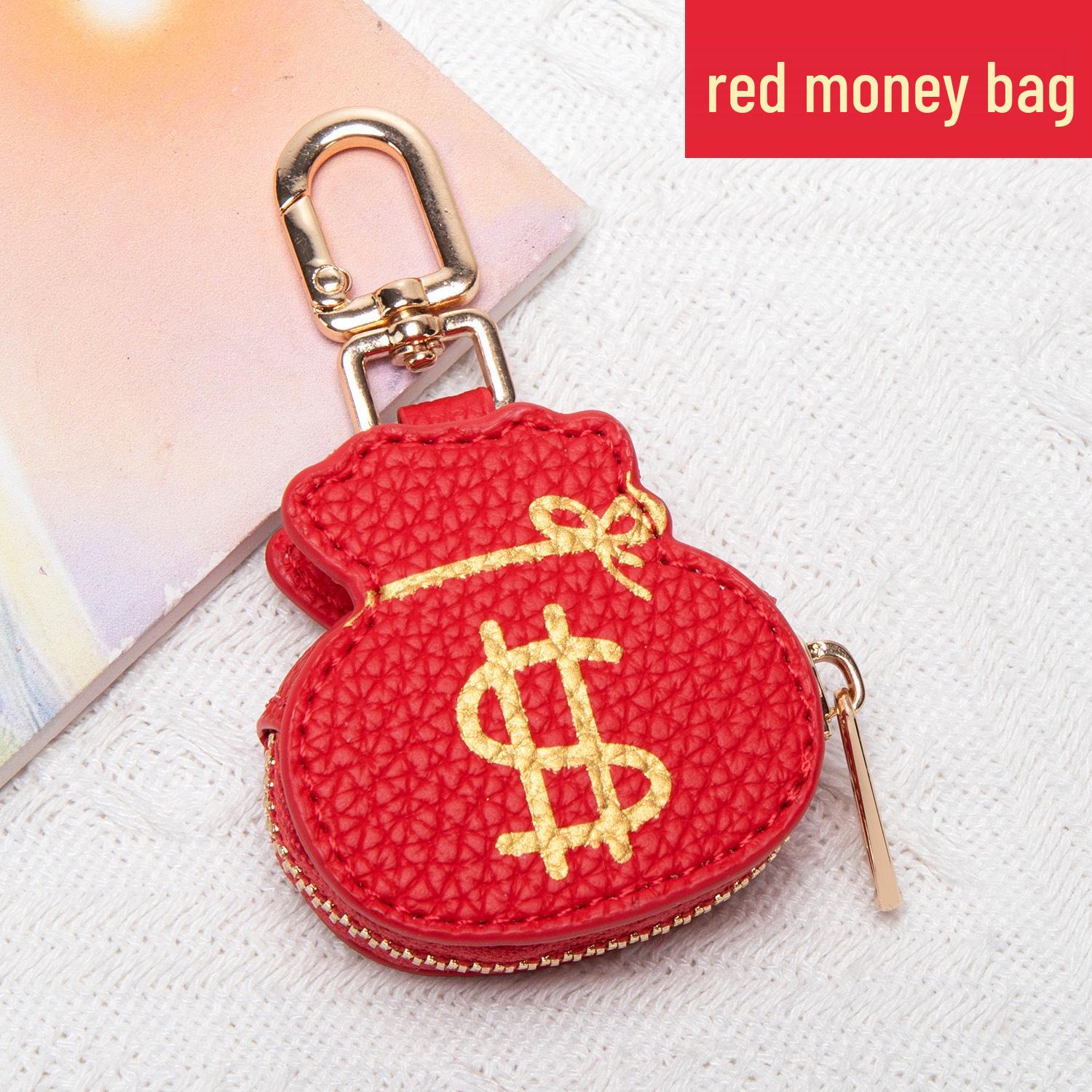 

Mini Keychain Charm: Cute Traditional Coin Purse
