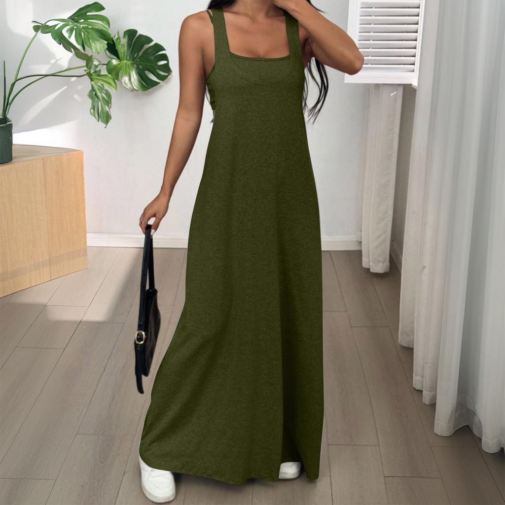 Completo da Donna Due Pezzi Abito Canotta Casual Largo Senza Maniche Outfit Estivo Tessuto Leggero Morbido Vestibilità Comoda