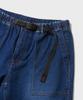 Geulamichi Loose Tapered Stretch Denim Pants Dark Used
