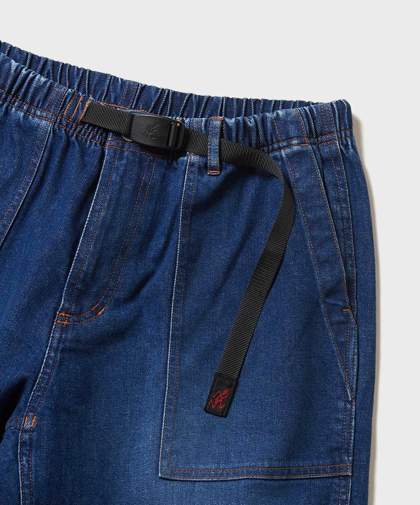 Geulamichi Loose Tapered Stretch Denim Pants Dark Used