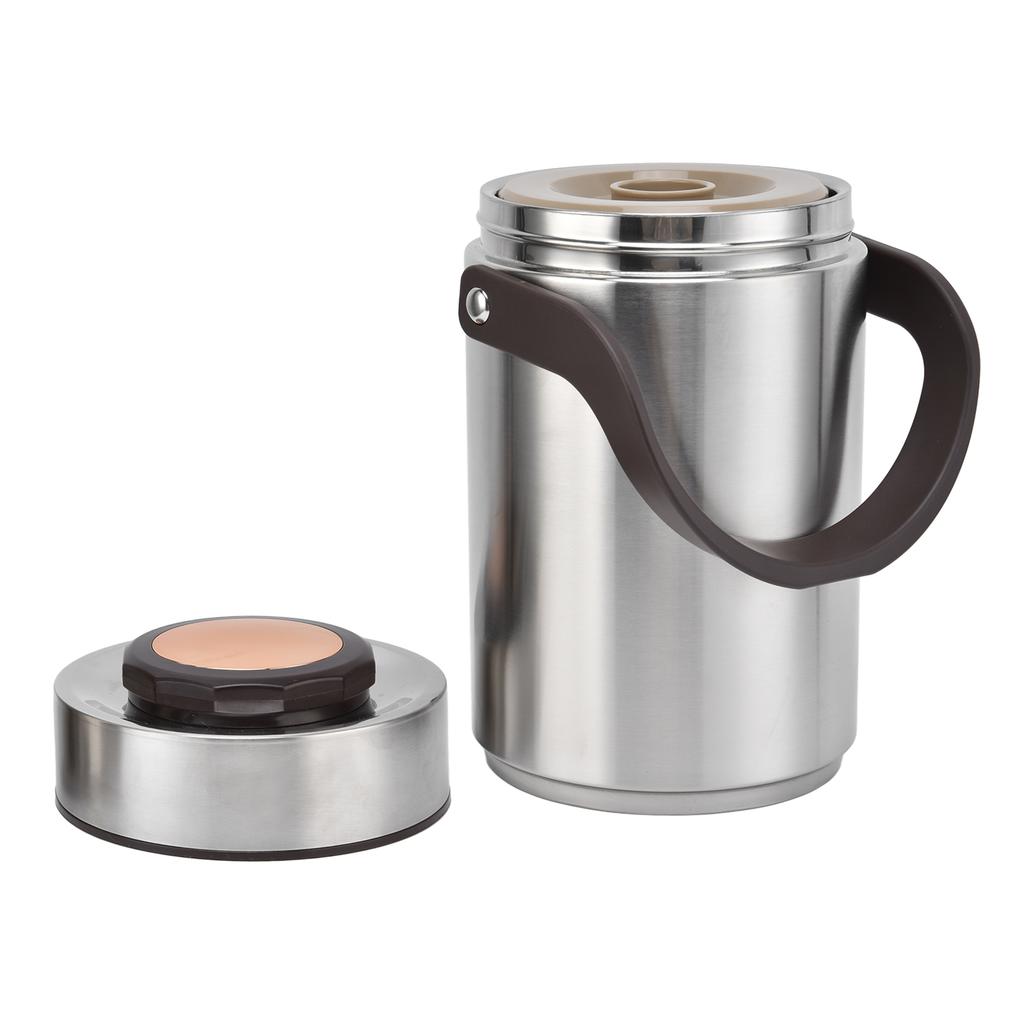 Oțel Inoxidabil 304 2.3L Capacitate Mare Izolație Vacuum Cutie de Prânz Bento 3 Straturi Recipient pentru Alimente