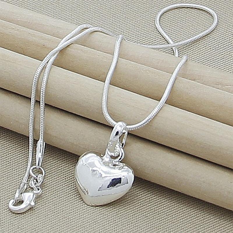 Buy Fashion Jewelry Solid Heart Pendant 