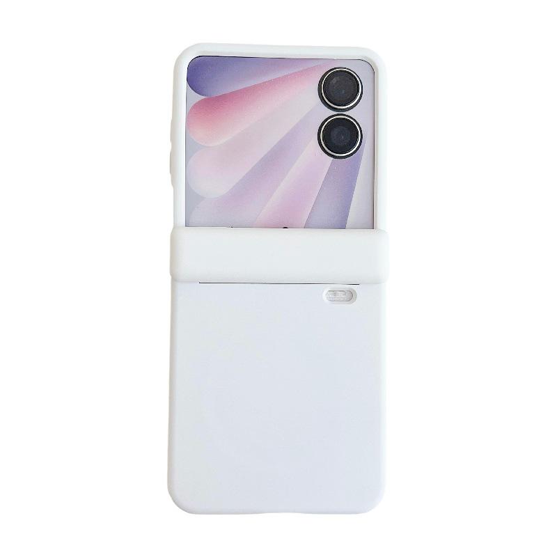 Honor Magic V Flip2 Magnetic Center Shaft Drop-Proof Case: Foldable Solid Color PC Hard Cover