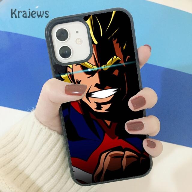 Krajews All Might Boku No Hero Academia Soft Phone Case Cover For iPhone 14 SE 6 7 8 Plus XR XS 11 12 13 Pro Max Galaxy S21 S22