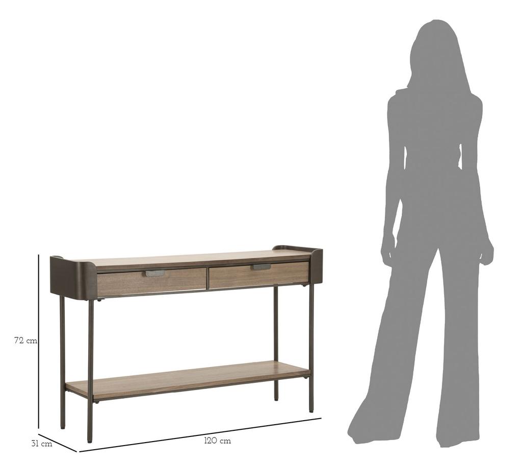 Konsola Toronto cm 120X31X72