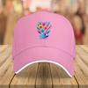 Colorful Abstract Flowers Baseball Cap Cotton Casual Outdoor Sun Protection Unisex