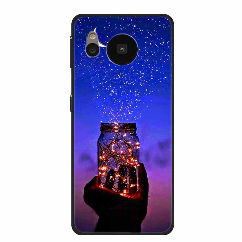Per Custodia Sharp Aquos Sense 8 Cover Telefono Sense8 Silicone Nero Morbida Cover Posteriore Custodie Coque