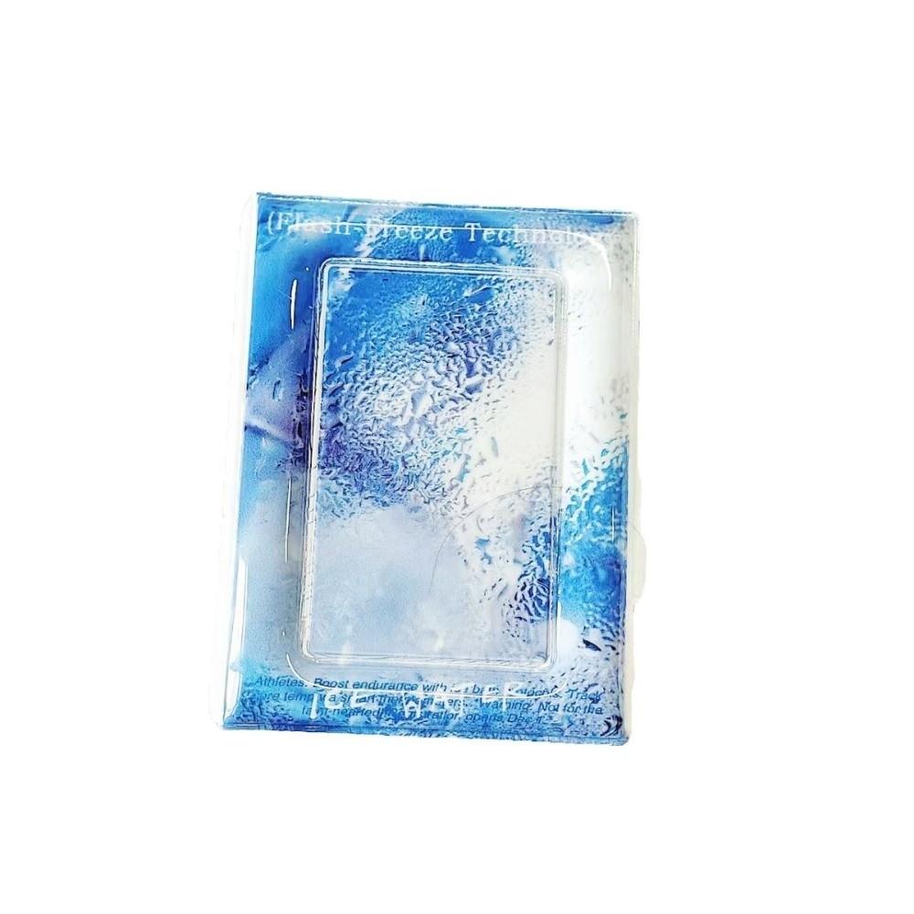 Blue Ice Rain Photocard Binder 3 Inch Mini Postcard Book INS Card Album
