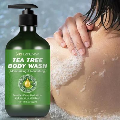 Tea Tree Body Wash-Deep Hydration And Locks In Moisture-Soft, Suitable For All Hair Types, 120ml