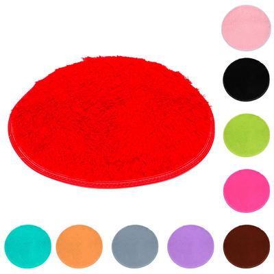 Soft Bath Bedroom Floor Shower Round Mat Rug Non-slip