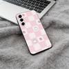 Fresh Checkerboard Soft Silicone phone Case for Samsung Galaxy A73/A71/A72/A70/A53/A52/A51 - Black