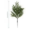 Lighted Norfolk Pine Branches Artificial Greenery Artificial Pine Branches 5/10pcs Faux Evergreen Pine Sprigs Suitable for Vases