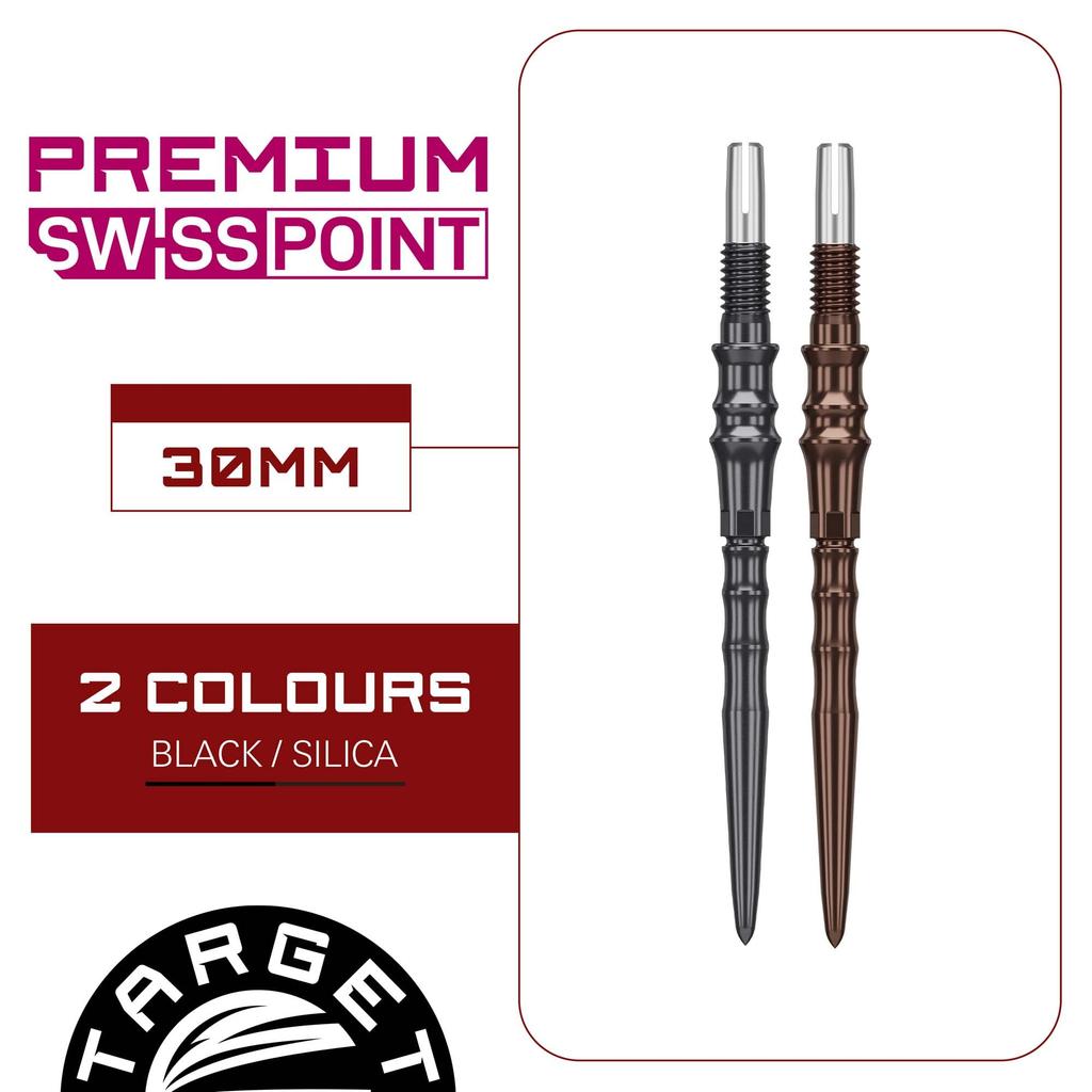 Ziel Japan JAPAN PREMIUM SWISS POINT (Swiss Point für Target Steel Darts) (Siliziumdioxid, 30mm)