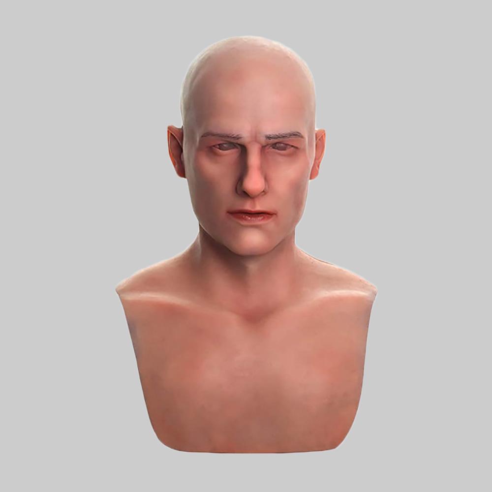 Real-life Mask Latex Bald Mask Makeup Party/Easter/Carnival Festive Dress Up