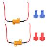 2 buc Decodor LED Auto Anti Hyper Flash Fără Eroare Rezistor de Sarcină Bobinat 25W 25 Ohm