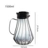 Diamant High Borosilicate Glas Wasserkaraffe