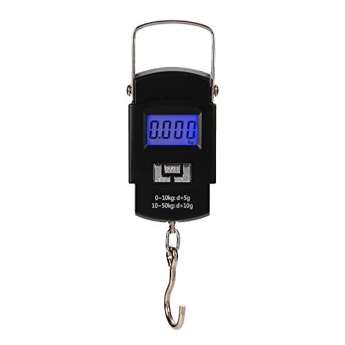 50kg 10g LCD Display Portable Electronic Balance Digital Fish Postal Hook Hanging Luggage Scale
