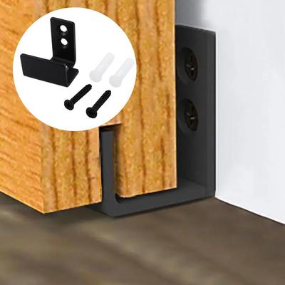 Steel Mechanism Wall Mounted Barn Guide Hardware Accessory Slide Rail Sliding Door Guide Rail Stopper Sliding Floor Guide