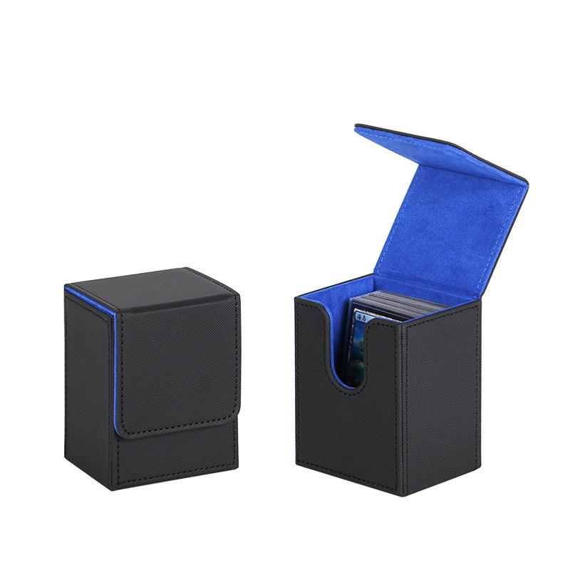 100+ Trading Card Deck Box PU Leather Gathering Card Toy W/ Magnetic Closure Game Cards Storage Game Card Case Protector
