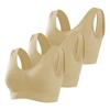 Plus Size Tank Style Push Up Sports Bra For Running Yoga With Removable Pads