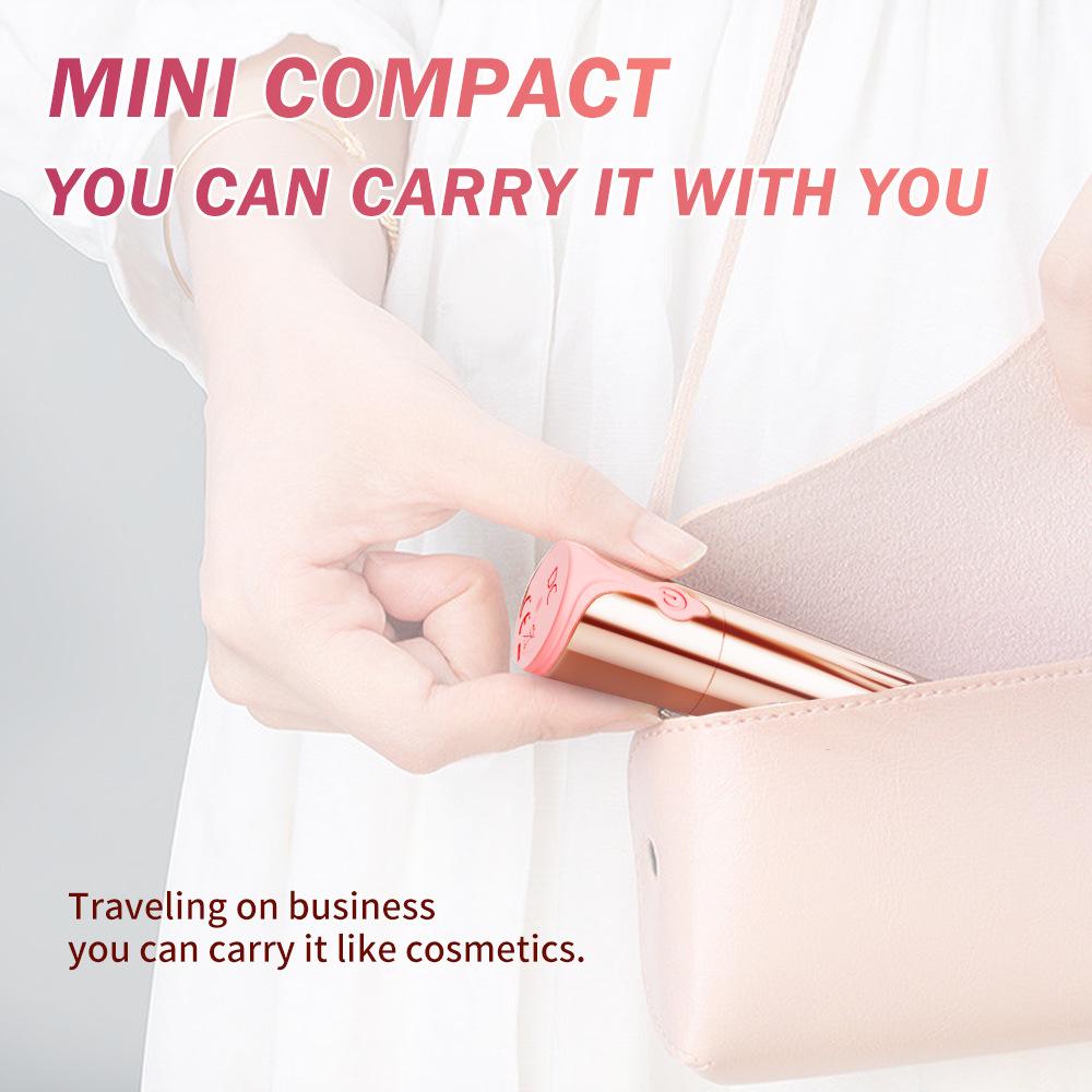 Night Cherry Blossom Lipstick Vibrator: Portable Insertable Massager for Women