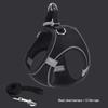 Reflective Nylon Vest-Style Dog Harness and Leash Set