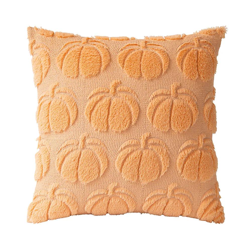 Pumpkin Fall Pillow Covers30X50Cm 45X45Cm 50X50Cm Throw Pillow Covers Soft Plush Pillowcase for Home Sofa Couch Halloween Decor