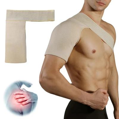 Support d'épaule réglable durable et sûr en néoprène, bandage dorsal respirant couleur chair pour hommes et femmes, sangle d'épaule pour soulager la douleur