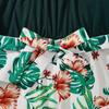 Girls' Stylish Floral Print Combination Jumpsuit Summer Kids' Sweet Jumpsuit