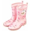 Skater Rain Boots Shoes Boots for Children Kitty Sanrio with Reflective Tape 20cm Ribt4