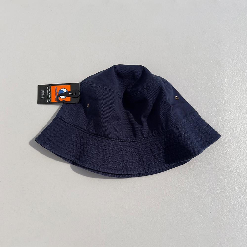 Nyuhaeteun Washed Bucket Hat (Navy)