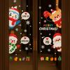 Santa Claus Christmas Tree Christmas Window Stickers PVC Electrostatic Glass Stickers Christmas Wall Sticker Reusable Stickers