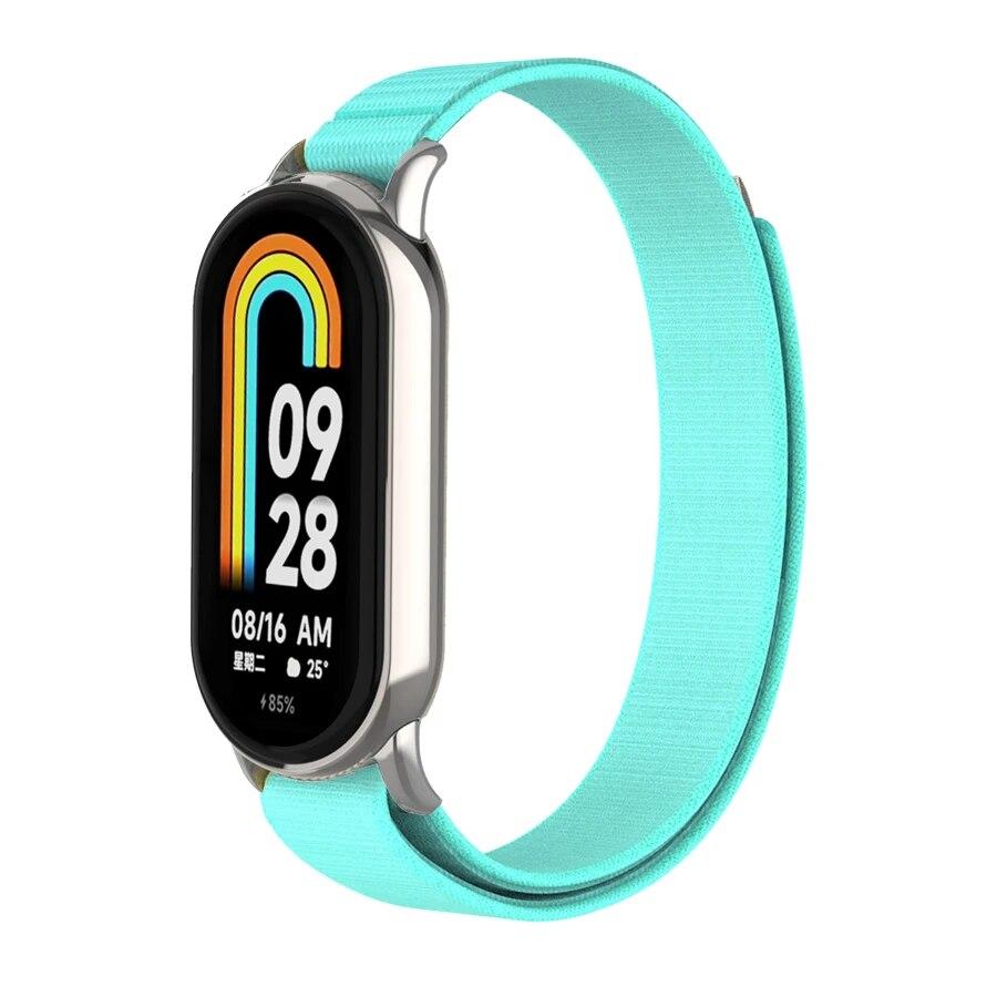 For Mi Band 8 Strap Nylon Loop Replacement Wristband For Xiaomi Mi Band 8 Smart Watch Band Bracelet Correa Breathable Strap