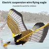 Jouet Aigle Volant Électrique Avec Ailes Battantes Lumière Lumineuse Et Musique Vive Pour Cadeaux d'Anniversaire d'Enfants Jouet d'Intérieur Extérieur