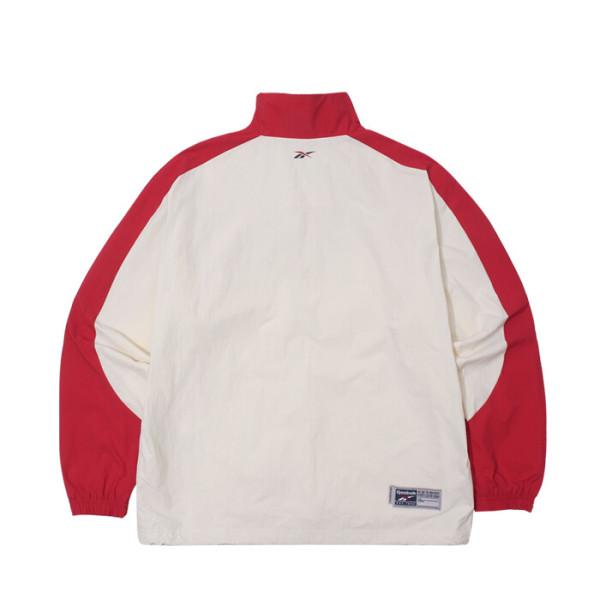 Reebok Legend Warm Up Anorak Red Half Zip Up