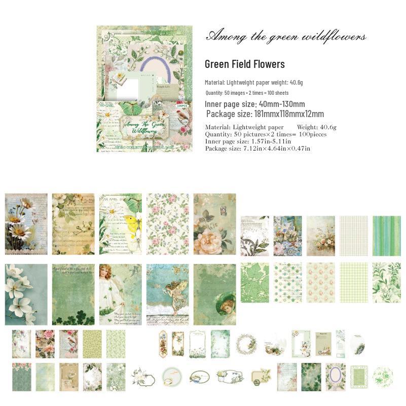 Mò Mò Grand Collection Retro Post Office Sticky Notes Pack for DIY Bullet Journal Decoration