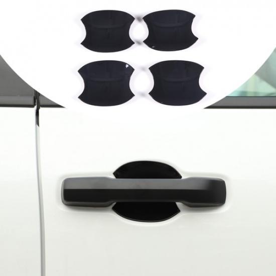 Glossy Black ABS Exterior Door Handle Bowl Cover Trim For Toyota Tundra -24