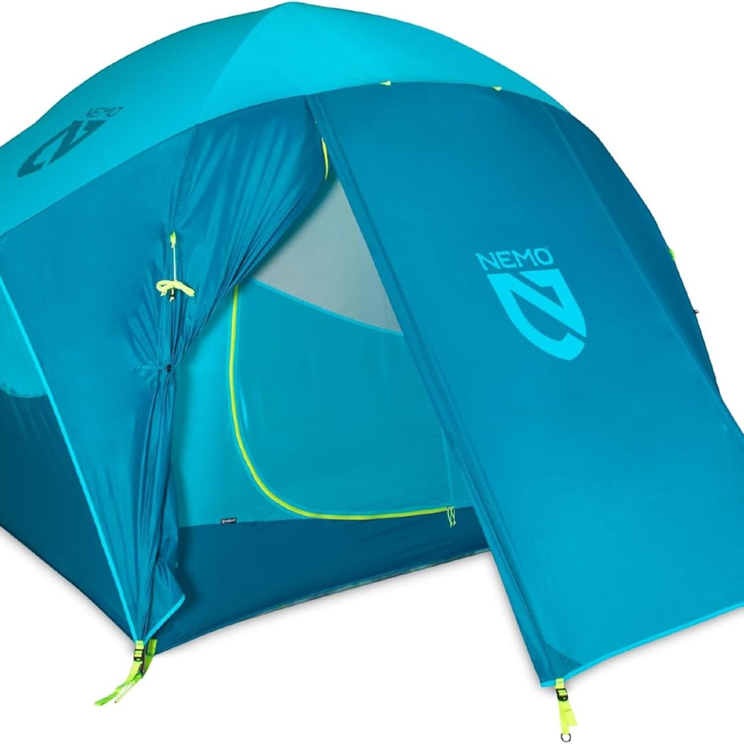 

NEMO Equipment Aurora Highrise, 3-сезонная, семейная, автомобильная кемпинговая палатка - 4-местная - Атолл/Оазис - 2024