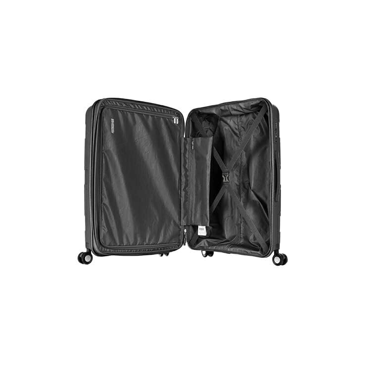 Koffer Tragetasche LITEVLO Spinner Erweiterbar TSA 75cm Marineblau [American Tourister] 69/25 80/85L 3.1kg