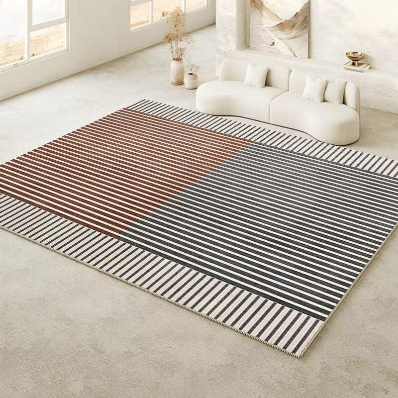 Simple Light Luxury Carpet Home Decorate Living Room Bedroom bedside Rugs Balcony non-slip customizable study Floor Mat washable