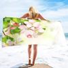 Peach Blossoms Quick Dry Sand Free Beach Towels Absorbent Bath Towels Extra Large Pool Towels for Swimming Bathroom Spa Pool