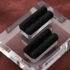 MUSISALY Acrylic Ring Display Stand Double Slot Ring Storage Rack Small Jewelry Organizer Home Ac...
