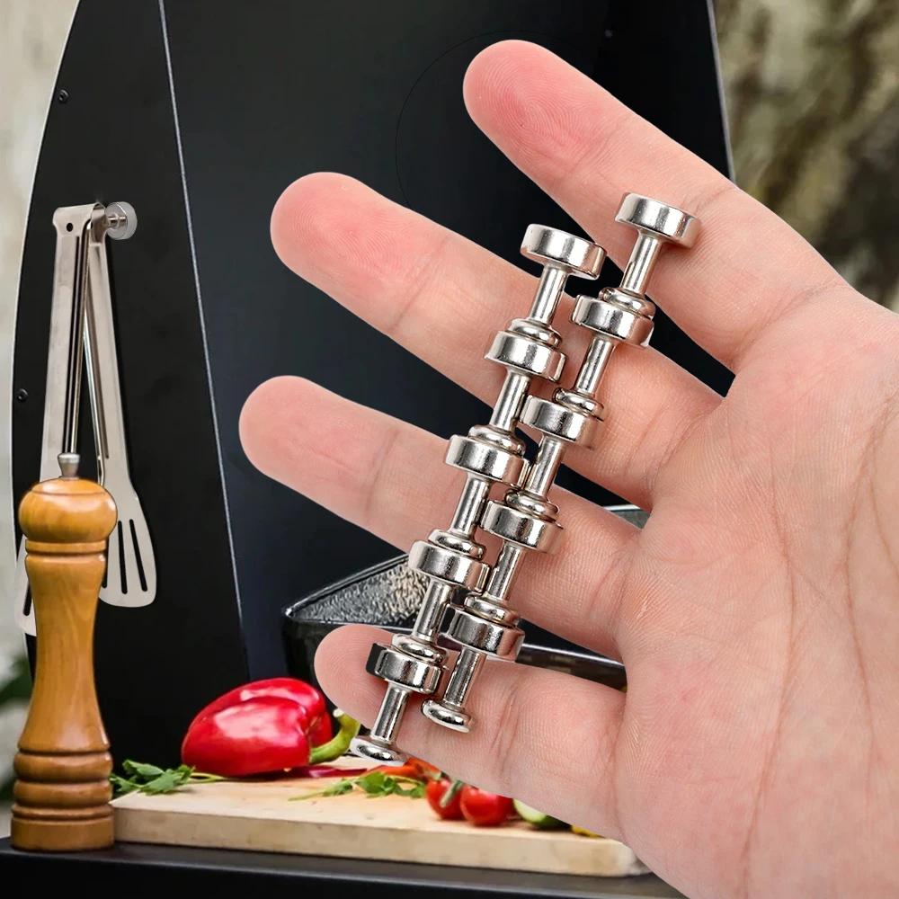 30/2 STÜCKE Mini Magnetische Reißzweckhaken Neodym Eisen Bor Reißzweck Aufbewahrungshaken Zuhause Küche Kühlschrank Whiteboard Wandhänger