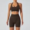 Seamless Yoga Set For Women With Quick Dry Fabric Perfect For Running And Fitness Activities