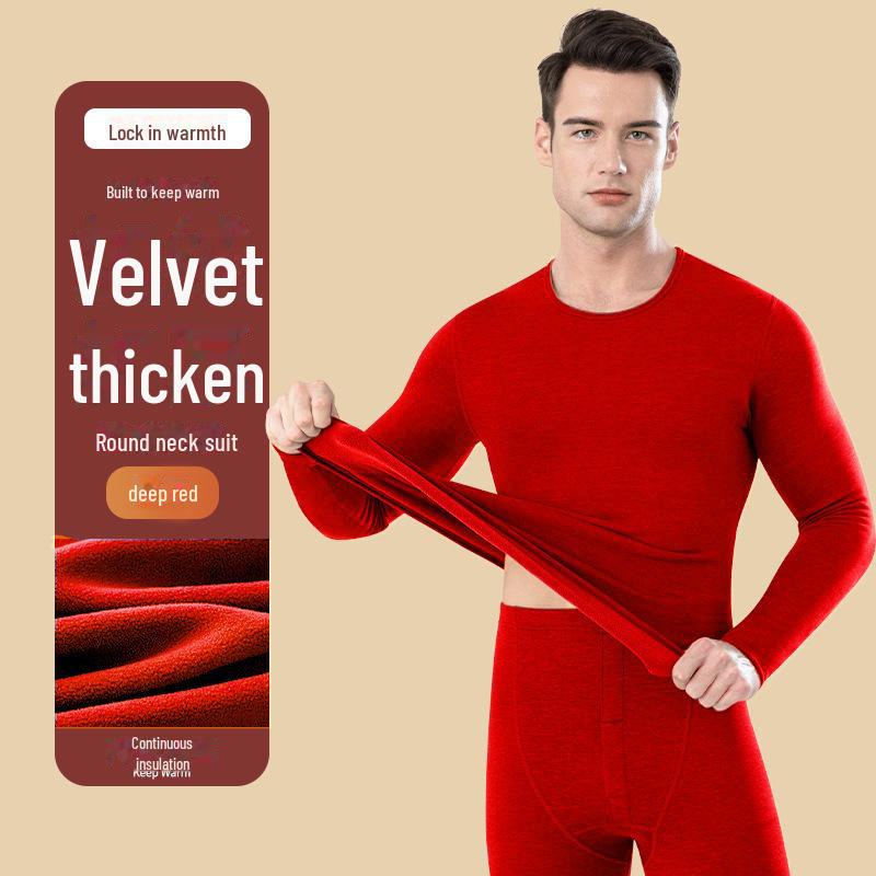 Damen Zodiac Jahr Rotes Antibakterielles Thermounterwäsche-Set - Jahr der Schlange Reine Baumwolle Hochzeits-Schicht