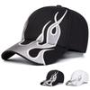 Berretti da Baseball Unisex con Ricamo a Fiamma Regolabili per Esterno Cappello Solare Casual per Primavera e Autunno