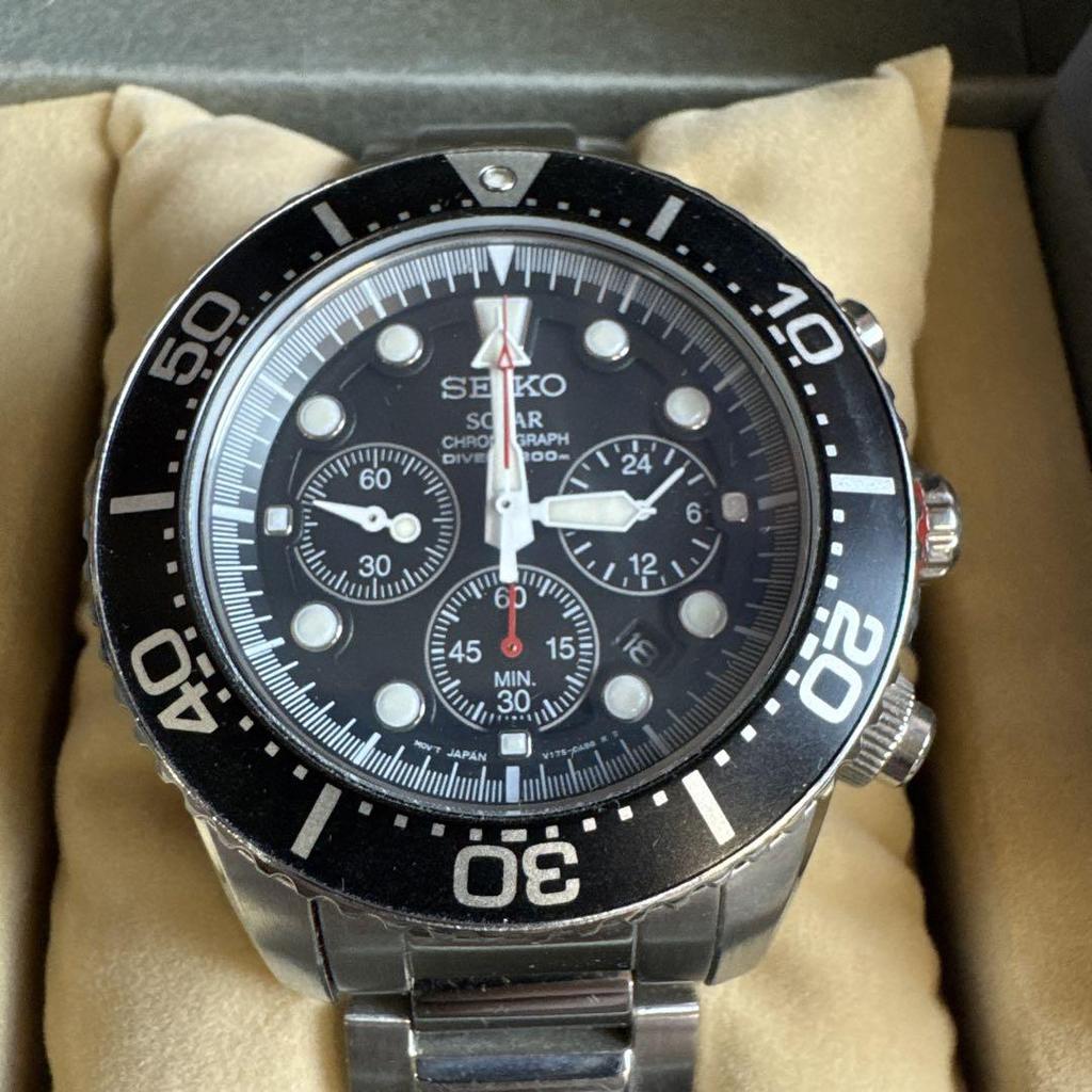 [USED] Seiko Overseas Model Chronograph Quartz SSC015P1