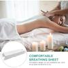 White Bedspread Massage Table Cover Sheet SPA with Face Breath Hole for SPA Tattoo Massage Table Hotels White 220x117cm. White Fitted Sheet
